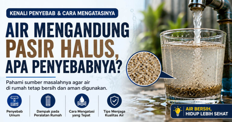Air Mengandung Pasir Halus, Apa Penyebabnya? Kenali Sumber Masalah dan Cara Mengatasinya