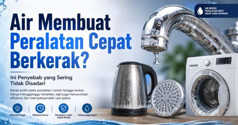 Air Membuat Peralatan Cepat Berkerak? Ini Penyebab yang Sering Tidak Disadari