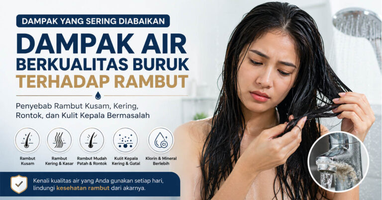 Dampak Air Berkualitas Buruk terhadap Rambut, Penyebab yang Sering Diabaikan Banyak Orang