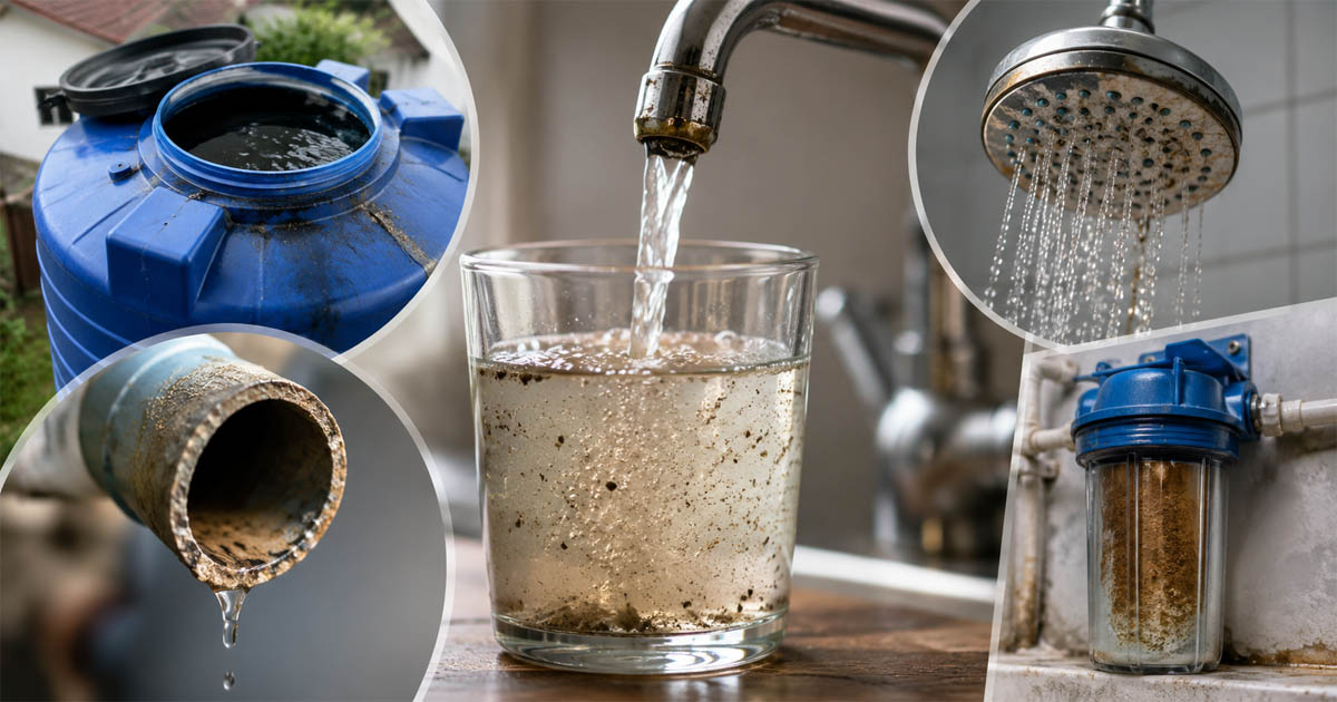 Dirty Water Plumbing Collage