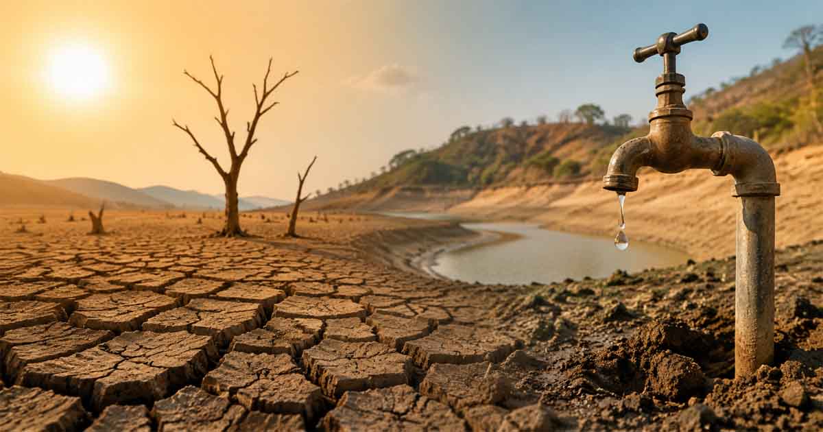 Drought and decay a drying land