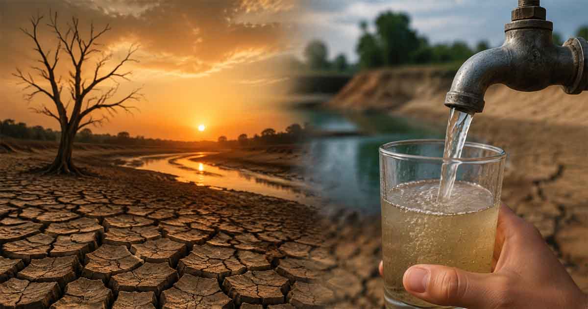 Drought meets scarcity in murky water