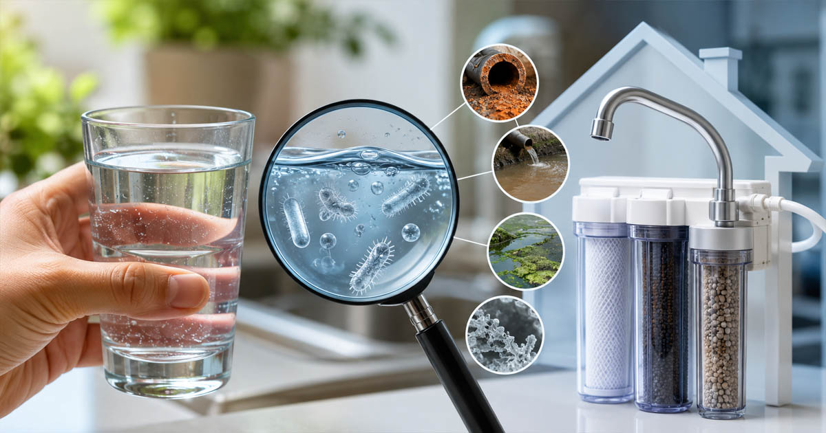 Glass of Water Filtration Inspection