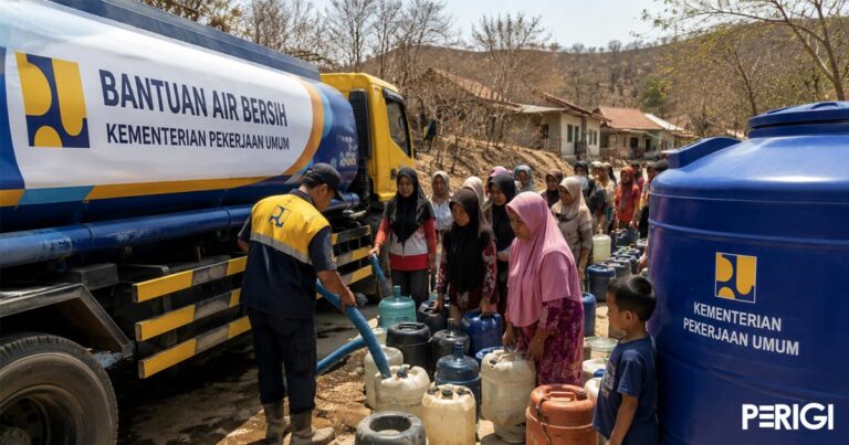 Kekeringan Melanda Banjar, Warga Rela Antre Air Bersih, Pemerintah Kerahkan Mobil Tangki