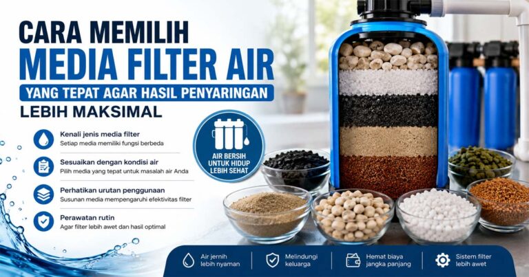 Cara Memilih Media Filter Air yang Tepat agar Hasil Penyaringan Lebih Maksimal