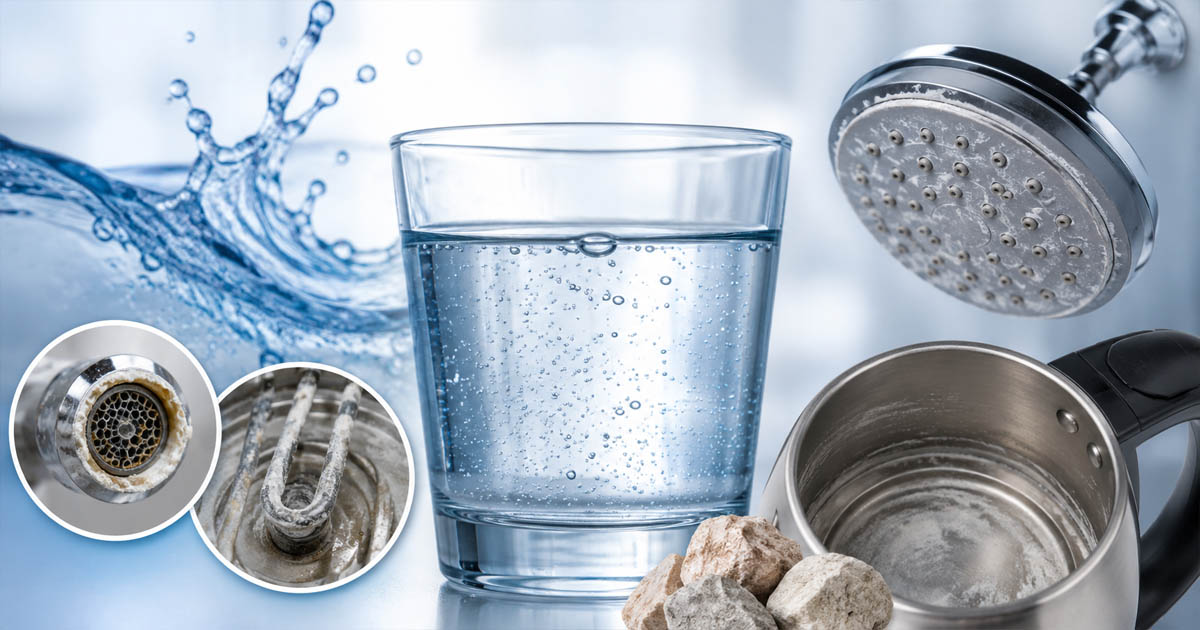 Mineral Buildup Water Collage