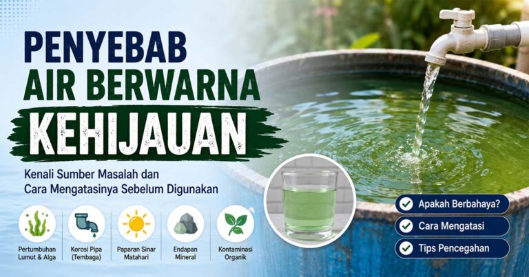 Penyebab Air Berwarna Kehijauan, Kenali Sumber Masalah dan Cara Mengatasinya Sebelum Digunakan