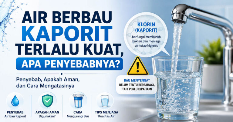Air Berbau Kaporit Terlalu Kuat, Apa Penyebabnya? Ini Penjelasan dan Cara Mengatasinya
