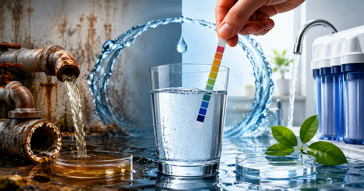 Clean vs Contaminated Water Test