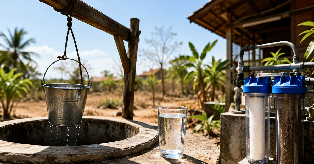 Clear Water at the Rural Well