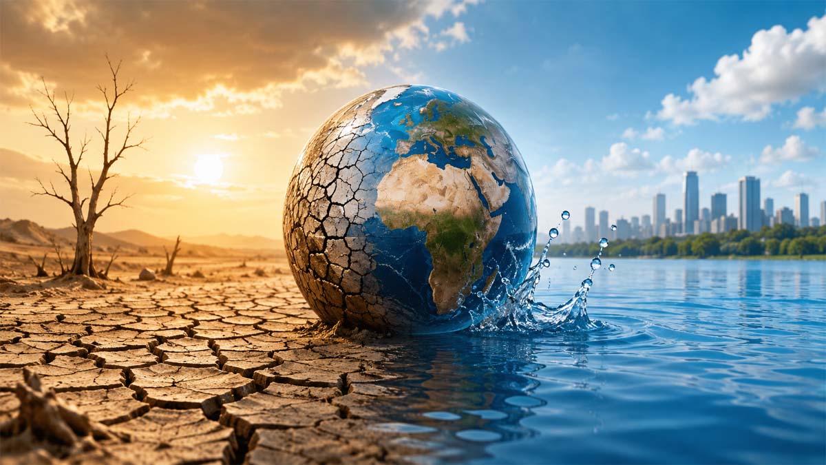 Earth’s Drought-to-Water Divide