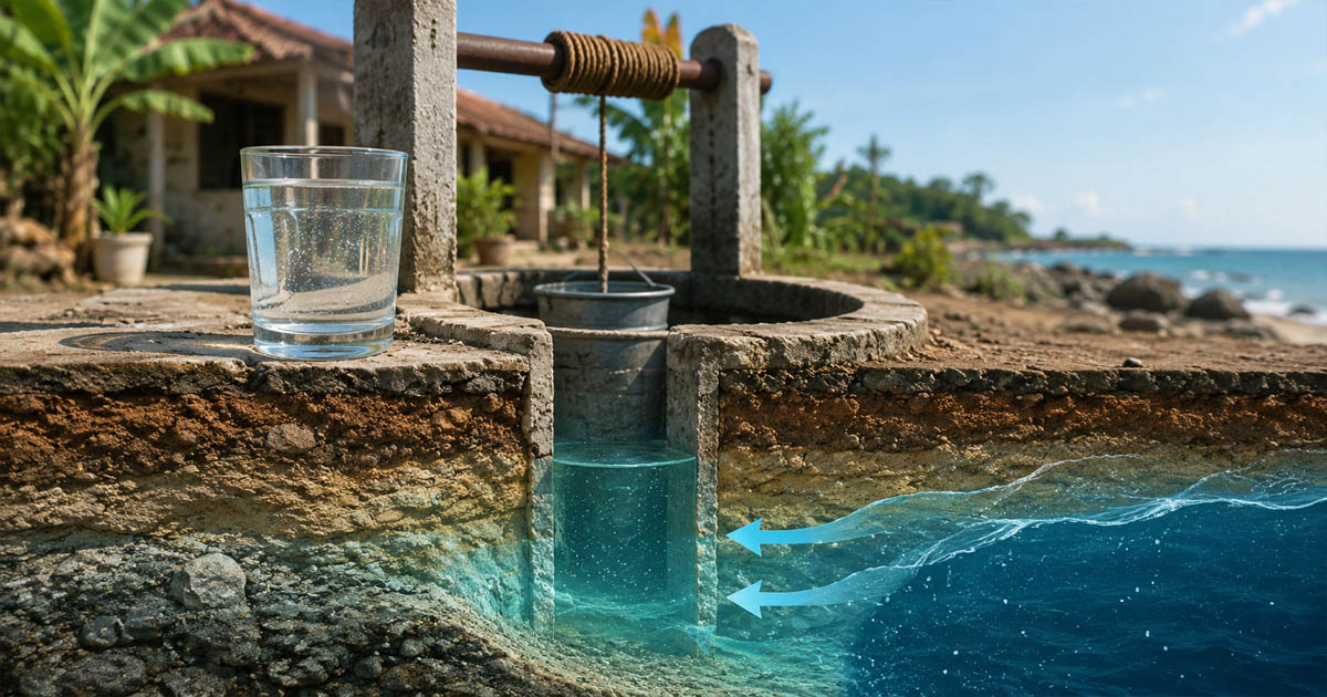 Glass of Water Above, Groundwater Below