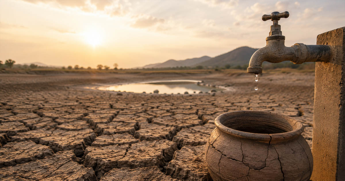 Last Drops in a Drought Stricken Land