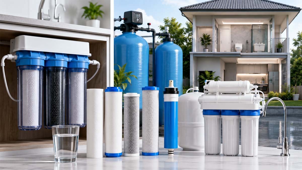 Modern Home Water Filtration Showcase