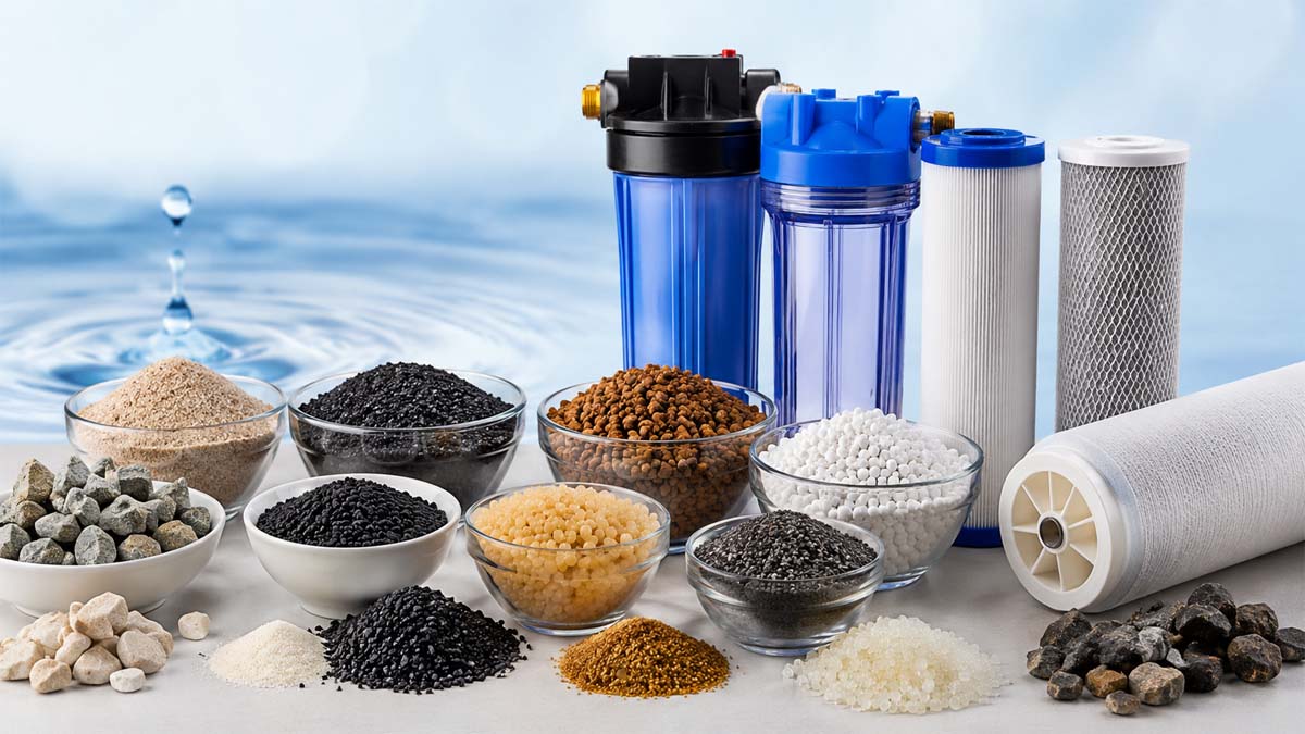 Water Filtration Media Display