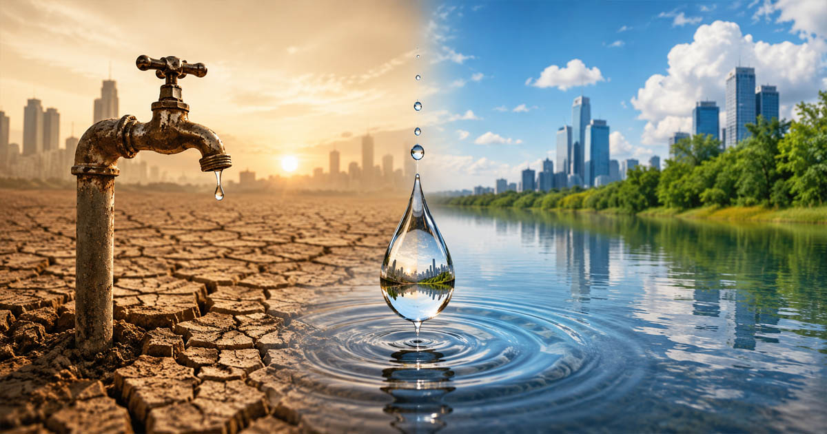 Water Scarcity Two Worlds Apart